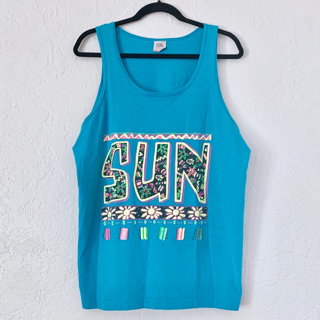 80s Sun Surfer Muscle Tee